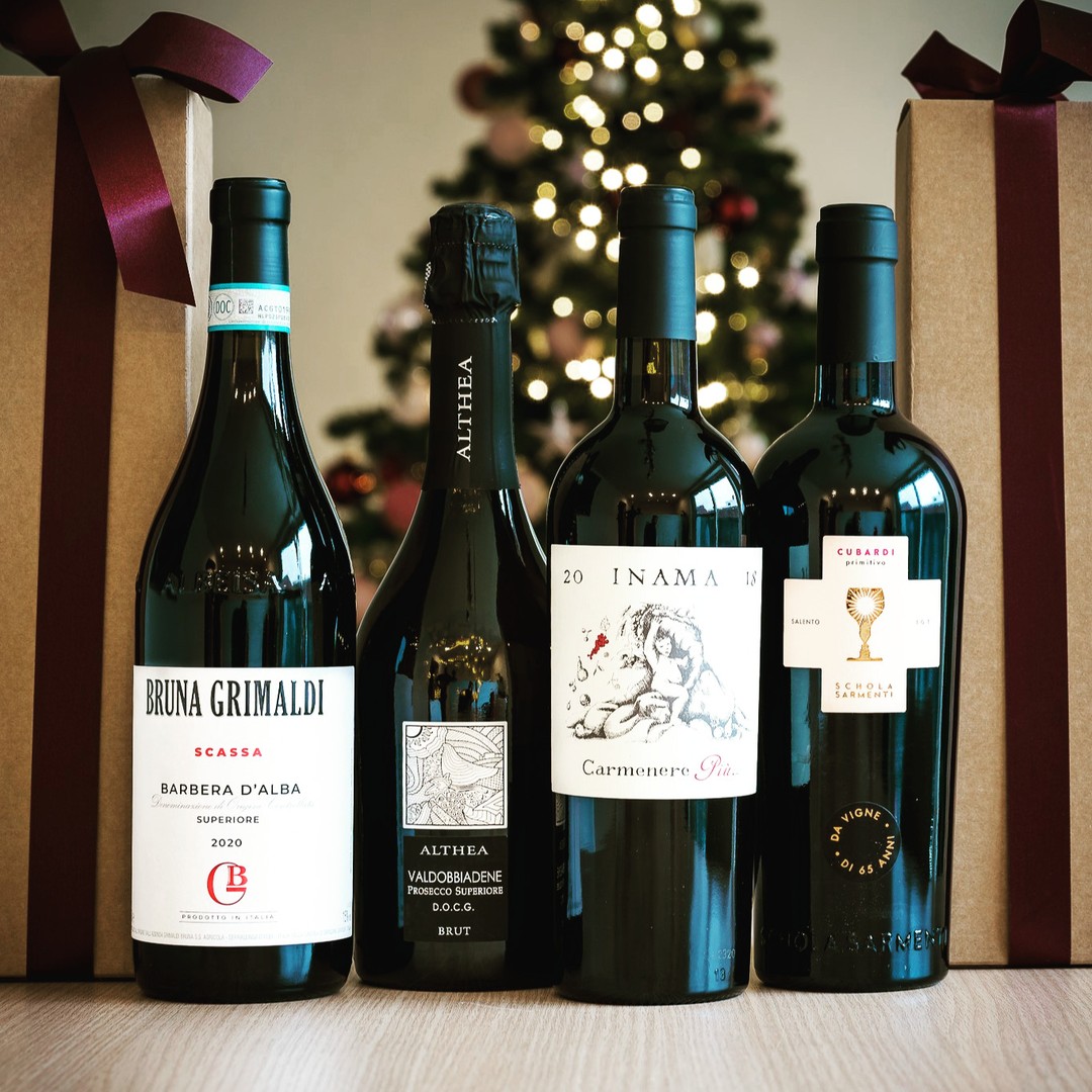 Kerstpakket wijn